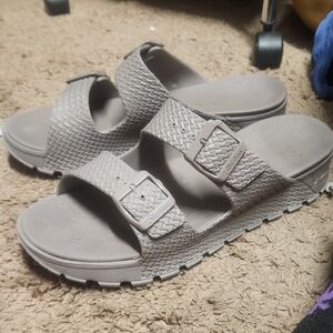 Skechers Archfit Textured Slide Sandals